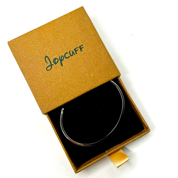 Joycuff | Silver Cuff Bracelet— You are braver than you believe stronger than... - Picture 2 of 7